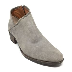 Lucky brand suede leather booties sz 8.5